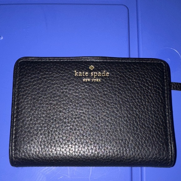 kate spade Handbags - Kate Spade Black Pebbled Leather Wallet